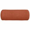 vidaXL Bolster Pillows 2 pcs Red Orange &Oslash; 15 x 40 cm Corduroy Fabric