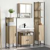 vidaXL Bathroom Furniture Set 4 pcs Sonoma Oak Engineered Wood