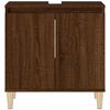 vidaXL Sink Cabinet Brown Oak 58x33x60 cm Engineered Wood