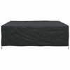 vidaXL Furniture Cover Plain Black 220 x 220 x 70 cm 600D