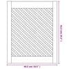 vidaXL Cabinet Doors Lattice Design 2 pcs 49.5x61.5 cm Solid Wood Pine