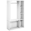 vidaXL Hallway Wardrobe White 91 x 32 x 150.5 cm