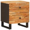 vidaXL Bedside Cabinet Brown 40 x 33 x 46 cm Solid Mango Wood