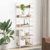 vidaXL 5-Layer Book Shelf Oak 60x27.6x158.5 cm Engineered Wood