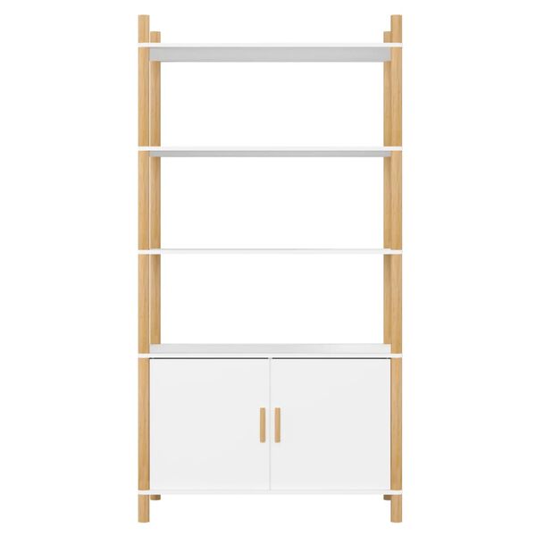 vidaXL Highboard White 80x40x153 cm Engineered Wood