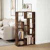vidaXL Bookcase Smoked Oak 72x20x120.5 cm Engineered Wood