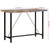 vidaXL Bar Table 150x70x107 cm Solid Wood Reclaimed and Iron