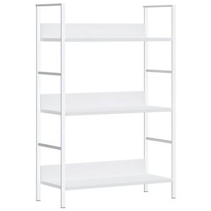 vidaXL Shelf Cabinet | White | Engineered wood, steel | Medium | Bookshelf