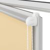 vidaXL Roller Blind Blackout Beige 40x230 cm Fabric Width 35.7 cm Polyester