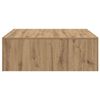 vidaXL Coffee Table Artisan Oak 100x100x35 cm Engineered Wood