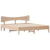 vidaXL Bed Frame without Mattress 180x200 cm Super King Solid Wood Pine