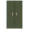 vidaXL Storage Cabinet Olive Green 60 x 40 x 105 cm Cold-Rolled Steel