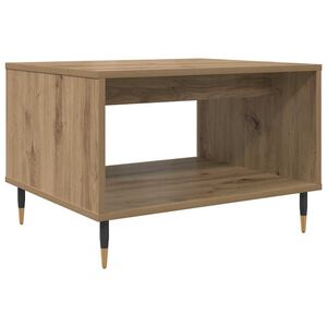 vidaXL Coffee Table Artisan oak 60 x 50 x 40 cm Engineered wood