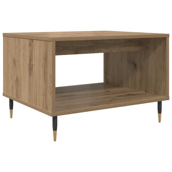 vidaXL Coffee Table Artisan oak 60 x 50 x 40 cm Engineered wood
