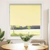 vidaXL Roller Blind Blackout Yellow 105x130 cm Fabric Width 100.7 cm Polyester