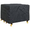 vidaXL Outdoor Furniture Cover Black 100 x 100 x 70 cm 600D