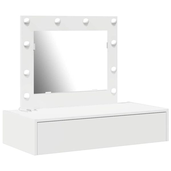 vidaXL Dressing Table White 83 x 40 x 70 cm Engineered Wood