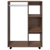 vidaXL Wardrobe Brown Oak 80x40x110 cm Engineered Wood