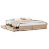 vidaXL Bed Frame without Mattress 180x200 cm Super King Solid Wood Pine