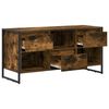 vidaXL TV Cabinet Smoke Oak 100 x 36 x 49.5 cm Engineered Wood