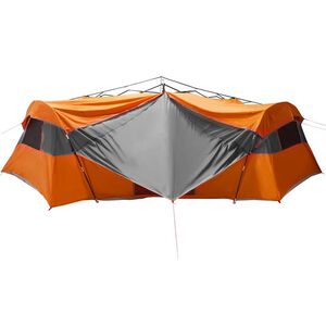 vidaXL Inner Tent with Roof Grey and Orange 520 x 520 x 190 cm Taffeta