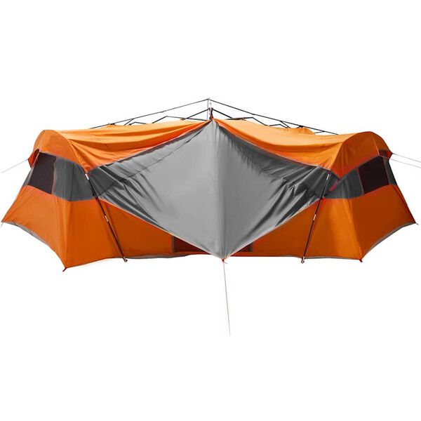 vidaXL Inner Tent with Roof Grey and Orange 520 x 520 x 190 cm Taffeta