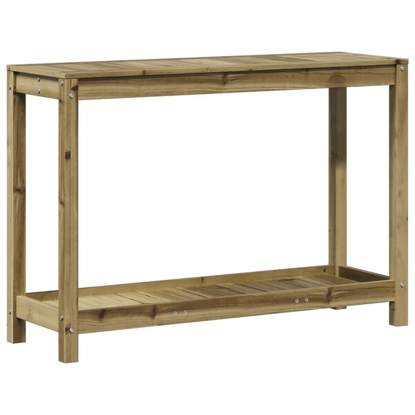 vidaXL Potting Table with Shelf 108x35x75 cm Impregnated Wood Pine