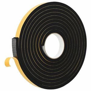 vidaXL Self-adhesive Foam Tape 20 pcs Black 20mm x 5m CR Foam