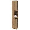 vidaXL Bathroom Cabinet Artisan Oak 32x34x188.5 cm Engineered Wood