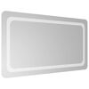 vidaXL LED Bathroom Mirror 90x50 cm