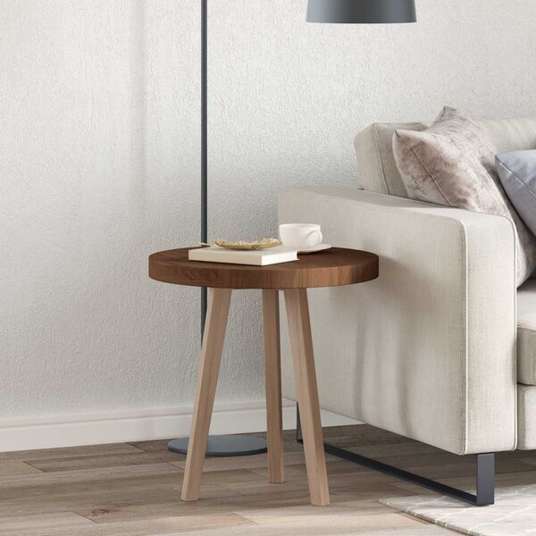 vidaXL Table Top Light Brown &Oslash; 50 x 4 cm Solid Oak Wood
