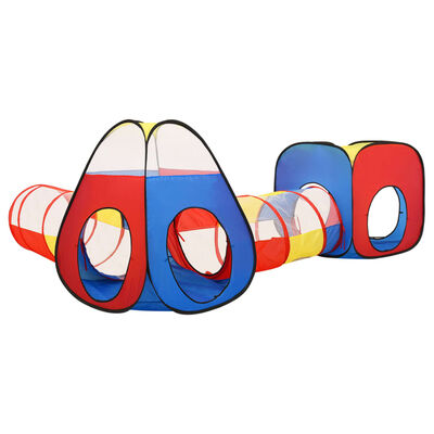 vidaXL Children Play Tent with 250 Balls Multicolour 190x264x90 cm