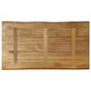 vidaXL Table Top Live Edge 120x60x3.8 cm Solid Wood Rough Mango