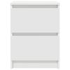 vidaXL TV Cabinet White 40x35x54 cm Engineered Wood