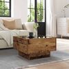 vidaXL Coffee Table Old wood 50 x 50 x 30 cm Engineered wood