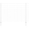 vidaXL Outdoor Wild Fence with Posts 50 x 1.6 m Galvanised Steel Mesh