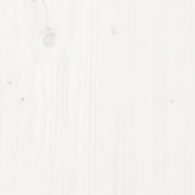 vidaXL Sideboard White 120x35x80 cm Solid Wood Pine
