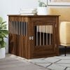 vidaXL Dog Crate Furniture Brown Oak 64.5x80x71 cm Engineered Wood