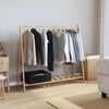 vidaXL Clothes Rack with Shelves 106x34x102 cm Bamboo
