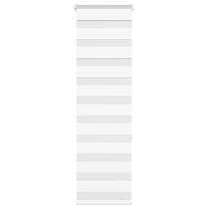 vidaXL Zebra Blind White 40x150 cm Fabric Width 35.9 cm Polyester