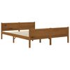 vidaXL Bed Frame without Mattress Honey Brown Solid Wood 140x200 cm (322113+2x321987)