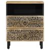 vidaXL Bedside Cabinet 50x33x60 cm Solid Wood Mango
