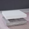 Trendteam Coffee Table Universal CT-119 Concrete Grey and White