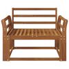 vidaXL Outdoor Middle Sofa Solid Acacia Wood Natural