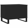vidaXL Coffee Table Black 60x44.5x45 cm Engineered Wood