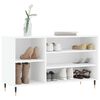 vidaXL Shoe Cabinet White 102x36x60 cm Engineered Wood