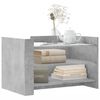 vidaXL Coffee Table Concrete Grey 80x50x50 cm Engineered Wood