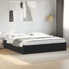 vidaXL Bed Frame without Mattress Black 200x200 cm