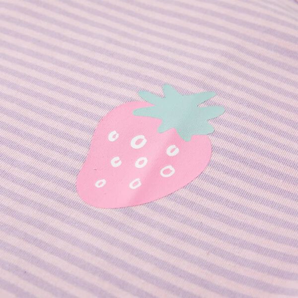 Kids' T-shirt with Ruffled Sleeves Lila 128