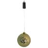 Luxform Battery LED Hanging Lamp "Ball Swirl" Gold